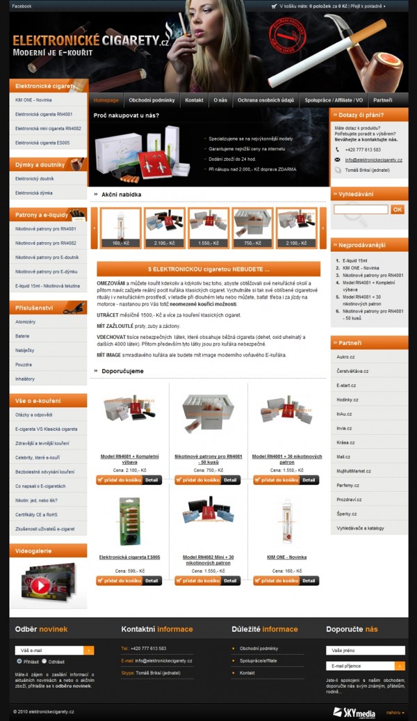 ELEKTRONICKECIGARETY.cz