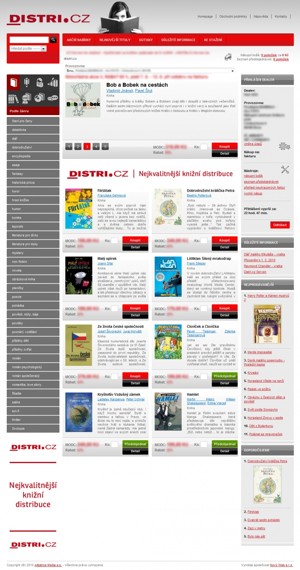 E-shop - úvodní stránka