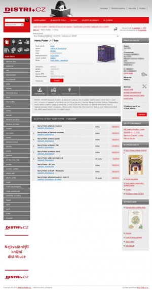 E-shop - detail zboží